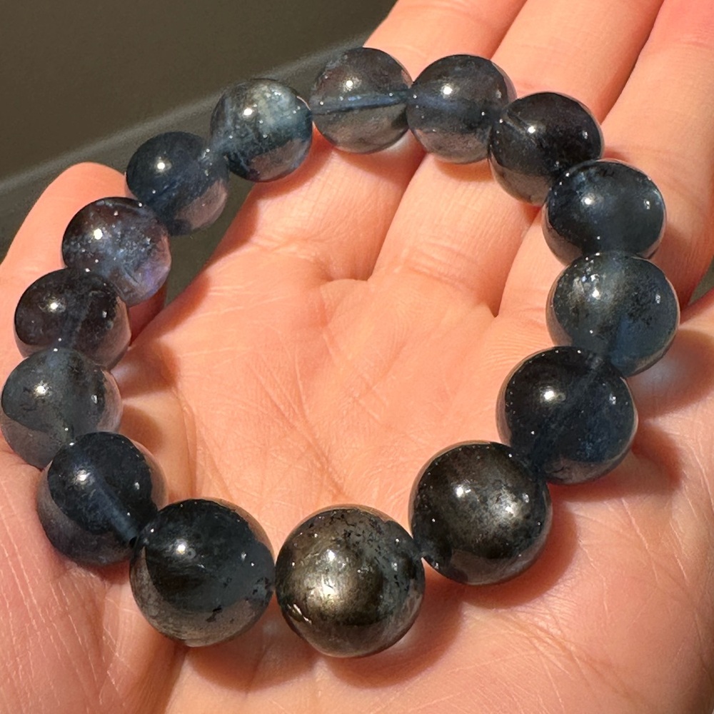 Aquamarine bracelet, crystal bracelet